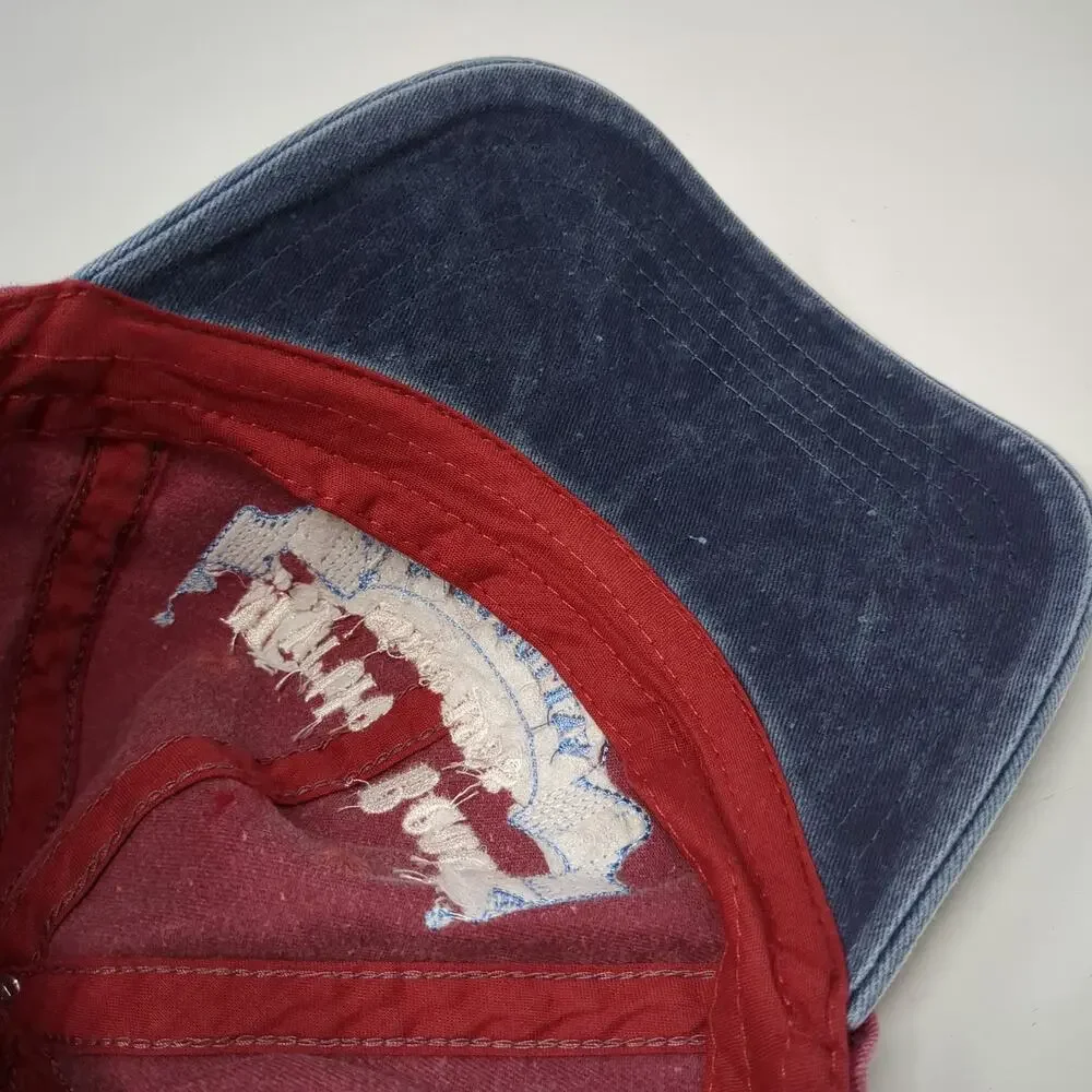 Strand Headwear Baseball Cap Red Blue One Size Myrtle Beach South Carolina Hat